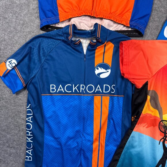 Cycling Jersey Mens Medium Lot Of 4 Primal Backroads Short Sleeve Full Zip - Picture 3 of 11